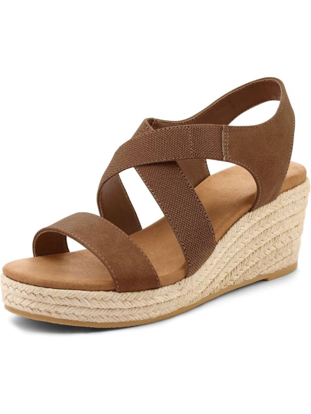 Here’s an optimized title for Poshmark: "Open Toe Platform Wedge Sandals with